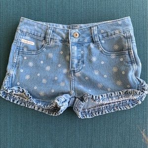 Girls’ Calvin Klein Floral Print Shorts SZ 7